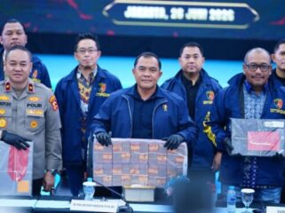 Bareskrim Polri mengungkap jaringan perjudian online berskala internasional yang beroperasi di Indonesia. (Foto: Bareskrim Polri)