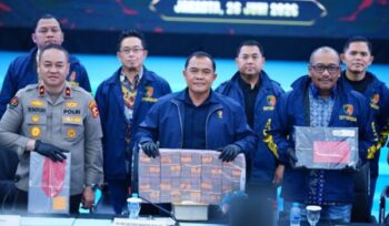Bareskrim Polri mengungkap jaringan perjudian online berskala internasional yang beroperasi di Indonesia. (Foto: Bareskrim Polri)