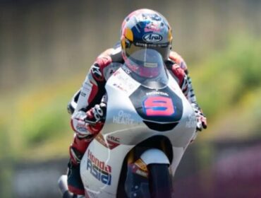 Veda Ega Pratama gagal finis pada Moto3 GP Belanda 2026 di Sirkuit Assen, sehingga turun ke peringkat ketujuh klasemen sementara. (Foto: Motogp)
