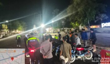 Satlantas Polres Situbondo tertibkan balap liar untuk menjaga keamanan dan ketertiban lalu lintas. (Foto: Humas Polres Situbondo)
