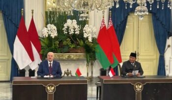 Prabowo dan Presiden Belarus Alexander Lukashenko bahas penguatan hubungan bilateral dan kerja sama. (Foto: BPMI Setpres)