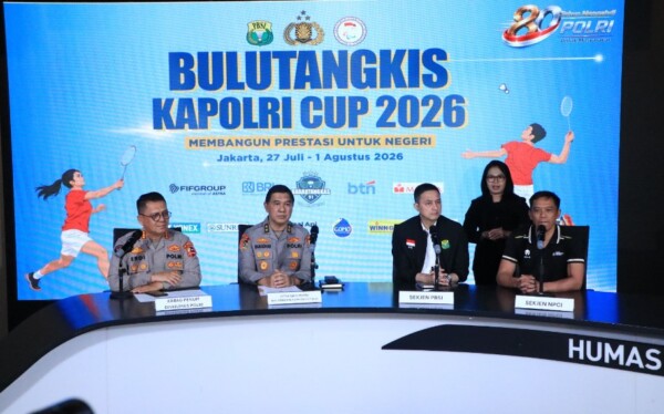 Polri resmi meluncurkan Bulutangkis Kapolri Cup 2026 sebagai ajang pembinaan atlet dan olahraga inklusif. (Foto: Humas Polri)